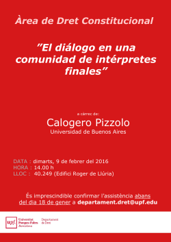 Seminari Constitucional 9 Febrer 2016