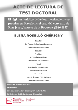 cartell tesi ROSELLO CHERIGNY