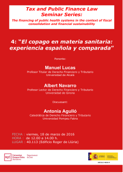 Seminari 18 Marcx financer
