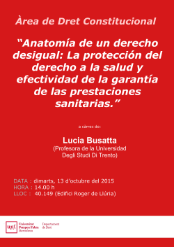 Seminari Constitucional 14 octubre 2015