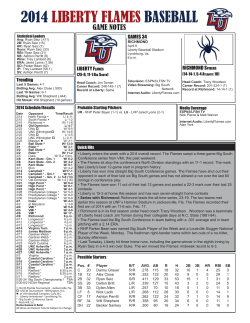 Complete Baseball Game Notes