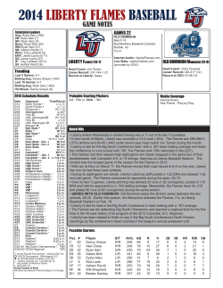 Complete Baseball Game Notes
