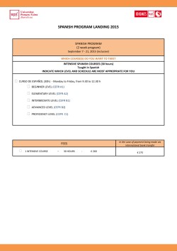 Landing Program (September, 2015)