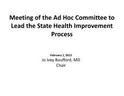Charge to the Committee