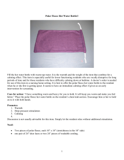 Polar Fleece Hot Water Bottle Cover