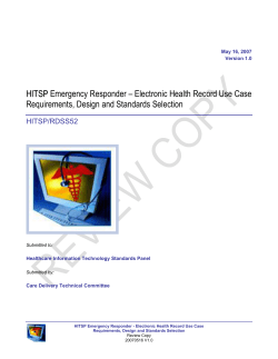 Interoperable EHRs for Medicaid - Use Case Appendix 1