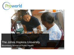 Employer Info Session: ProWorld Corps