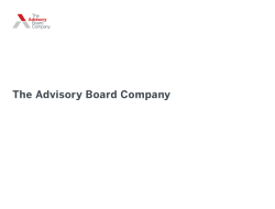 Employer Info Session: The Advisory Board