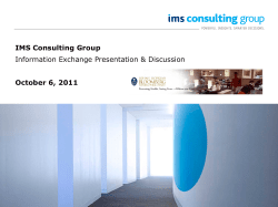 Employer Info Session: IMS Consulting Group