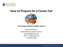 How to Prepare for a Career Fair Workshop