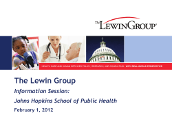 Employer Info Session: The Lewin Group