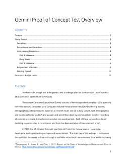 Gemini Proof-of-Concept Test Detailed Overview
