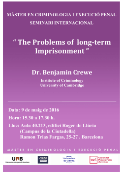 Seminari Master Crimi_9Maig2016_Crewe