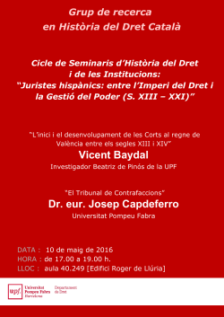 Seminari Grup Recerca Historia Dret_10Maig_2016