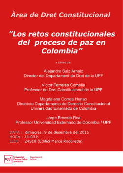 Seminari Constitucional 9 Desembre 2015