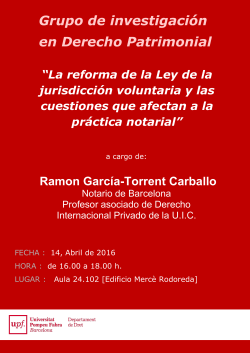 Seminari Grup Recerca Dret Patrimonial_14Abril_2016