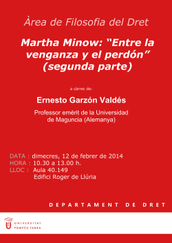 Cartell del seminari
