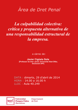 Cartell del seminari