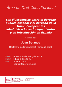 Cartell del seminari