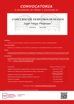 Cartel Concurso 2016