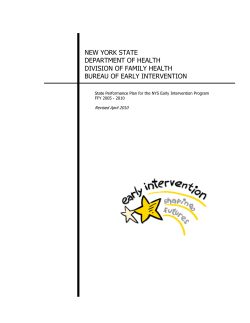 State Performance Plan (SPP)
