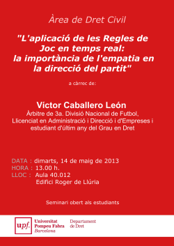 Cartell del seminari