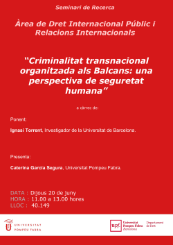 Cartell del seminari