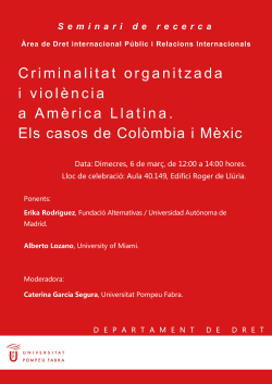 Cartell del seminari