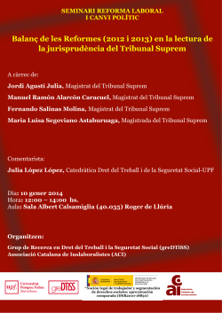 Cartell del seminari