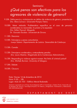 Cartell del seminari