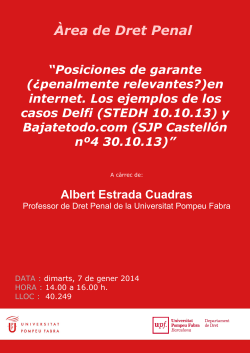Cartell del seminari