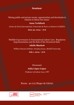 Cartell del seminari