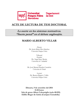 Cartell anunci lectura MARIO ALBERTO VILLAR