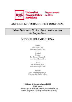 cartell anunci tesi Nicole Selamé