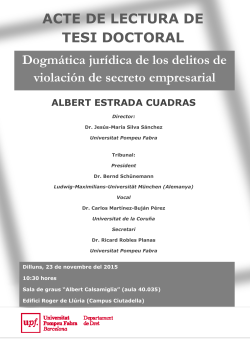 Lectura tesi Estrada