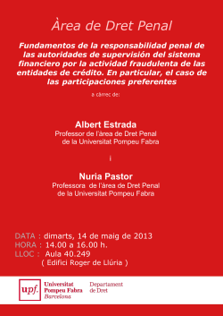 Cartell del seminari