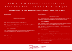 Cartell del seminari