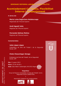 Cartell del seminari