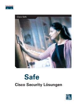 Safe - Cisco Security Lösungen