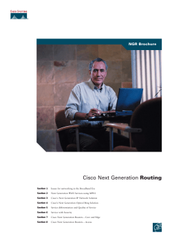 Next Generation Routing von Cisco (Router/MPLS Guide)
