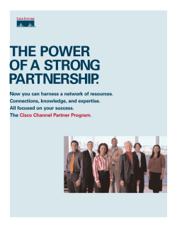 Cisco Channel Partner Program