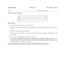 Exam 3