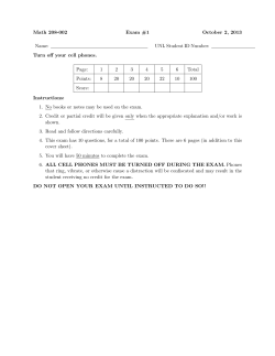 Exam 1