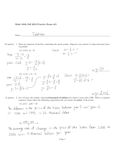 Solutions - Practice Exam 3.