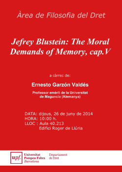 Cartell del seminari