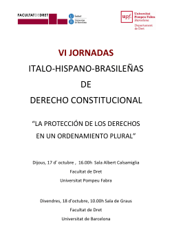 Cartell de les Jornades