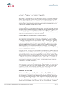 Connected Republic: Der Kunde steht im Mittelpunkt