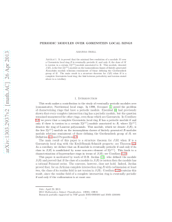 Periodic Modules over Gorenstein Local Rings