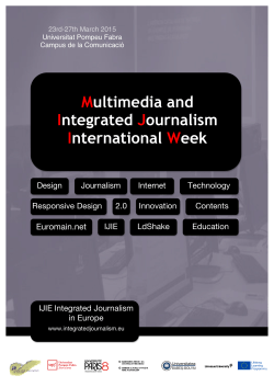 Multimedia and Integrated Journalism International Week