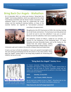 2012 BBOA Walkathon